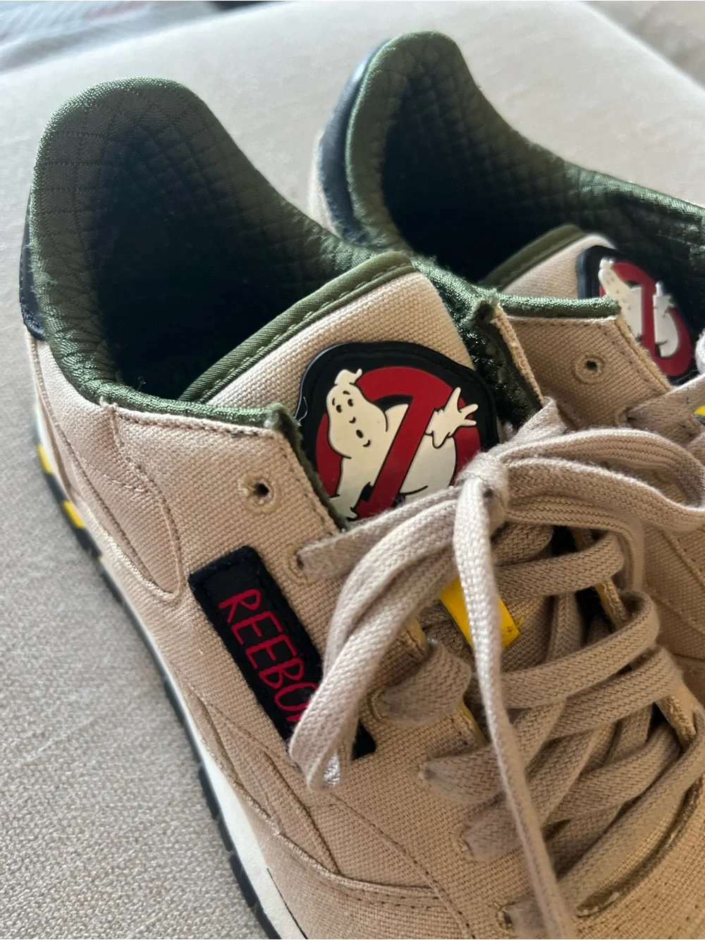 Ghostbusters x Reebok Mens Sneakers in Beige - Limited Edition